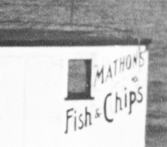 Closeup of
ad